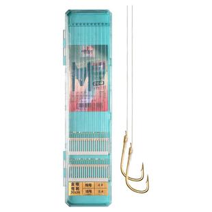 美人鱼M7仕挂子线双钩成品子线组金袖伊势尼新关东改良竞技鲤角钩