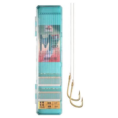 美人鱼M7仕挂子线双钩成品子线组金袖伊势尼新关东改良竞技鲤角钩