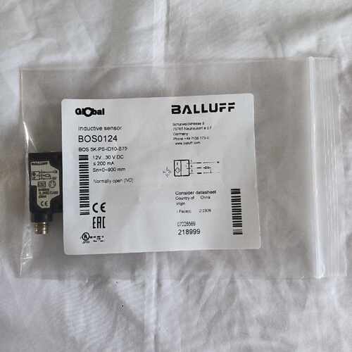 全新巴鲁夫BALLUFF接近开关，型号BOS0124，型号B议价