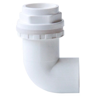 鱼缸上下水弯头 PVC弯头90度管件20 25 32 40 50塑料水族专用接头