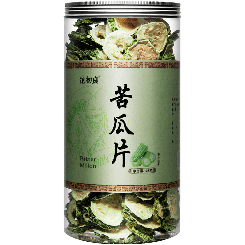 买2发500g 苦瓜干泡水苦瓜片干苦瓜片茶非特级野生正品原味血糖茶