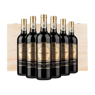 法国原酒进口红酒干红葡萄酒微醺热红酒过新年货送礼盒750ml*6瓶
