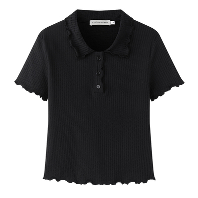 VIKTORIACHAN26SS春夏成衣系列新品 波浪边华夫格柔感肌理三件套