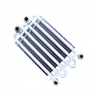 全新纯铜燃气壁挂炉配件/壁挂炉热交换器/双管主换热器水箱配件