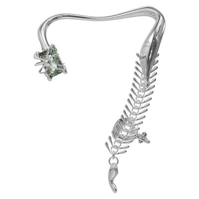 kvk简约气质925银环骨耳挂耳夹