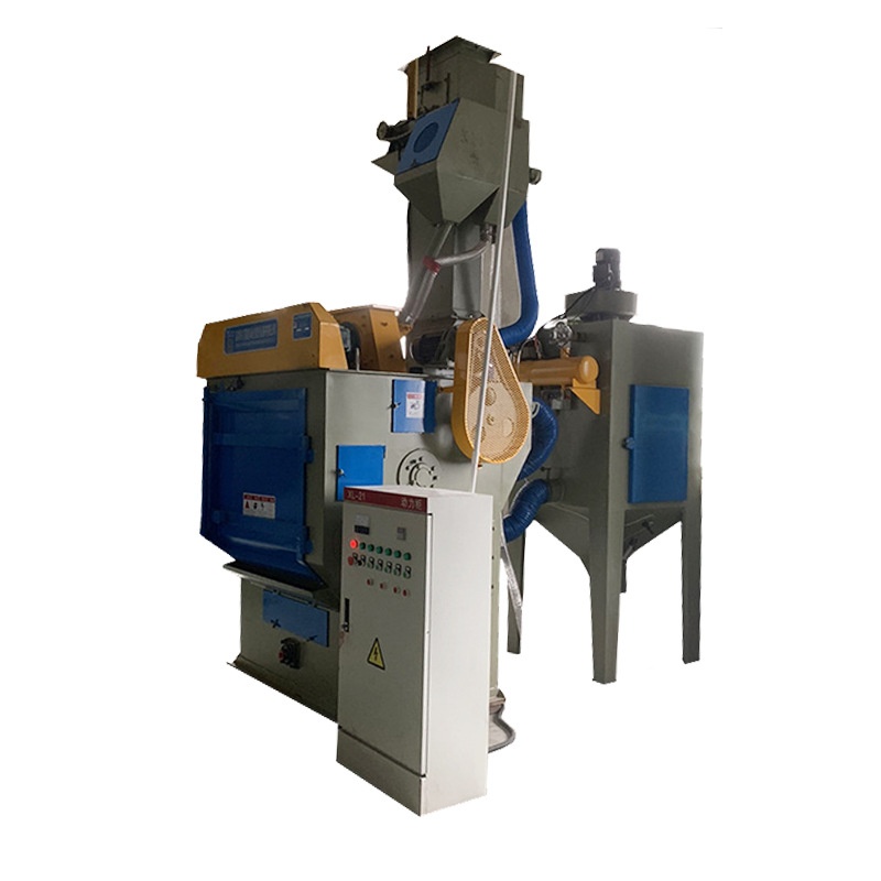 深圳百耀工厂直供小型通过式抛丸机五金件通过式抛丸机设备一体机