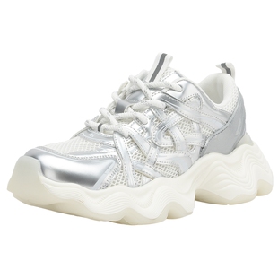 戈美其网面老爹鞋女夏季新款松糕厚底增高网纱透气休闲运动鞋