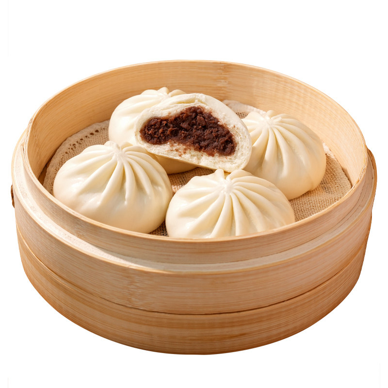 蒸满香早餐奶黄包子速冻半成品面点儿童速食早点老面豆沙包叉烧包