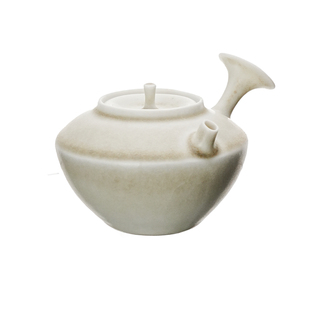 伍家坊 無相急须壶中式侧把壶小号精致泡茶器球孔中式壶柴烧陶瓷