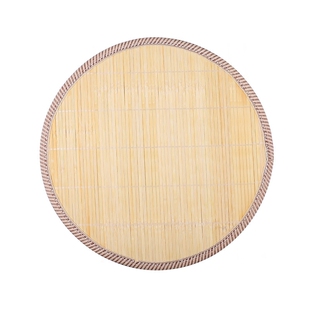 饺子盖帘家用放生饺子馒头专用的竹制放置托盘食品级圆形不粘篦子