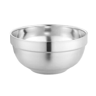 304不锈钢双层碗防烫碗儿童隔热碗家用食堂面碗汤碗学生宿舍饭碗