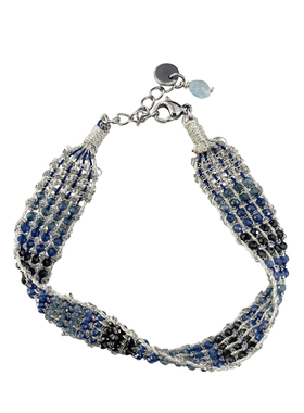 minicyberS925纯银编织手链气质