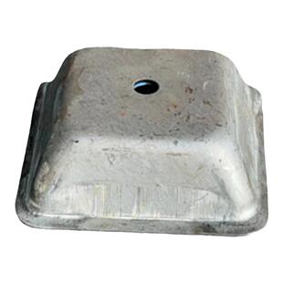 堆垛脚碗顶盖底座铸铁底脚方管封头周转箱脚杯货架料箱脚腕巧固架