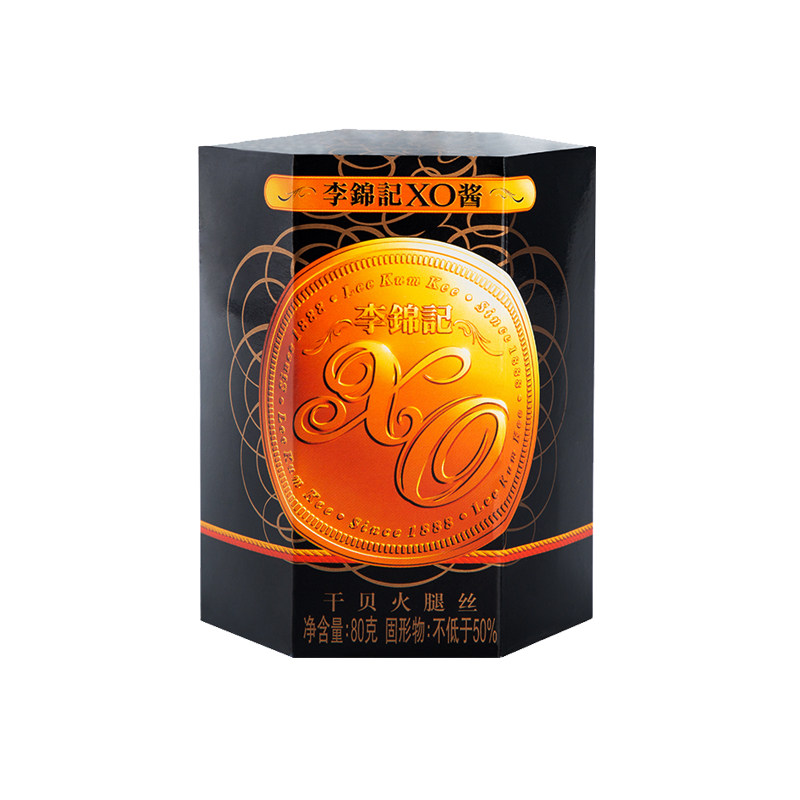 李锦记XO酱80g装厨房家用干贝火腿丝开味拌饭海鲜捞面下饭夹馍酱