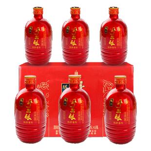 绍兴黄酒塔牌手工冬酿基酒八年陈480ml*6瓶礼盒装花雕酒糯米老酒