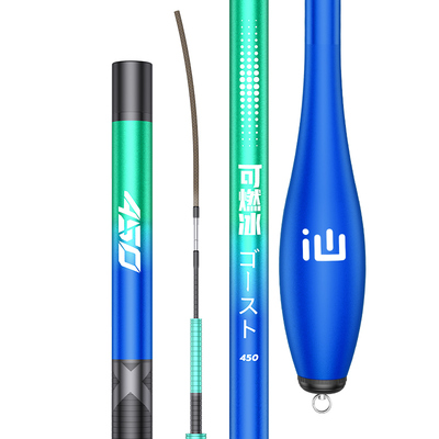 顶匠超轻碳素钓鱼竿5节