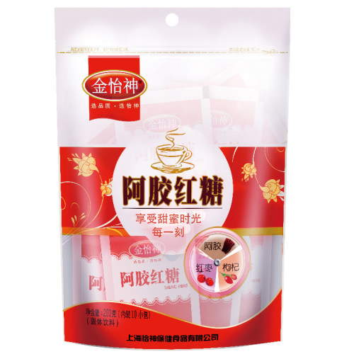 金怡神阿胶红糖姜茶甘蔗老姜红糖姜枣茶月子独立包装单独小包装