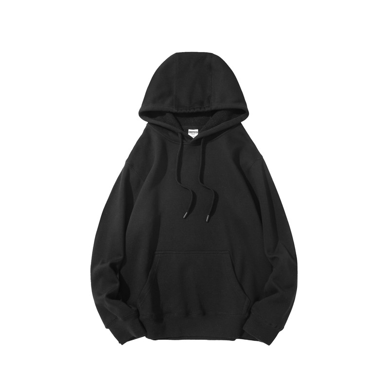 350克卫衣摇粒绒纯色宽松团体服连帽AG卫衣制定印logo秋冬加厚