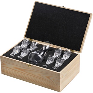 奥地利RIEDEL水晶白酒杯分酒器套装轻奢高档礼盒烈酒杯进口送礼