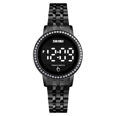 时刻美SKMEI时尚触屏Led手表女士