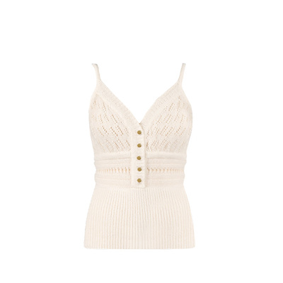 羊驼绵羊毛混纺百搭修身吊带内搭