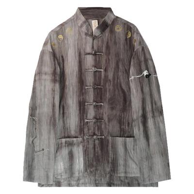 半闲集＜无量＞复古盘扣扎染唐装