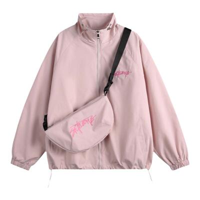 「带同色斜挎包」TIRED简约立领夹克秋季进藏冲锋衣百搭休闲外套