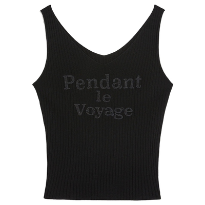 bebe秋季新款修身背心