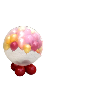 地爆气球婚礼结婚全套天空爆破气球开业飘空氦气布置圆形大球套餐