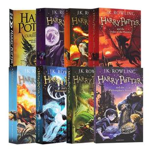 Harry Potter 1-8 哈利波特系列 英文原版小说 魔法石 凤凰社 密室 进口英语书 JK罗琳 HarryPotter 1 and the Sorcerer's St