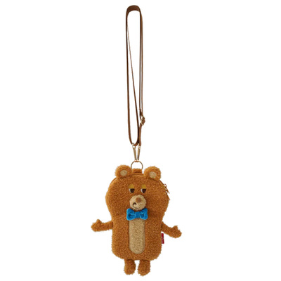 毛毛熊日本原创手机袋收纳包朴坊