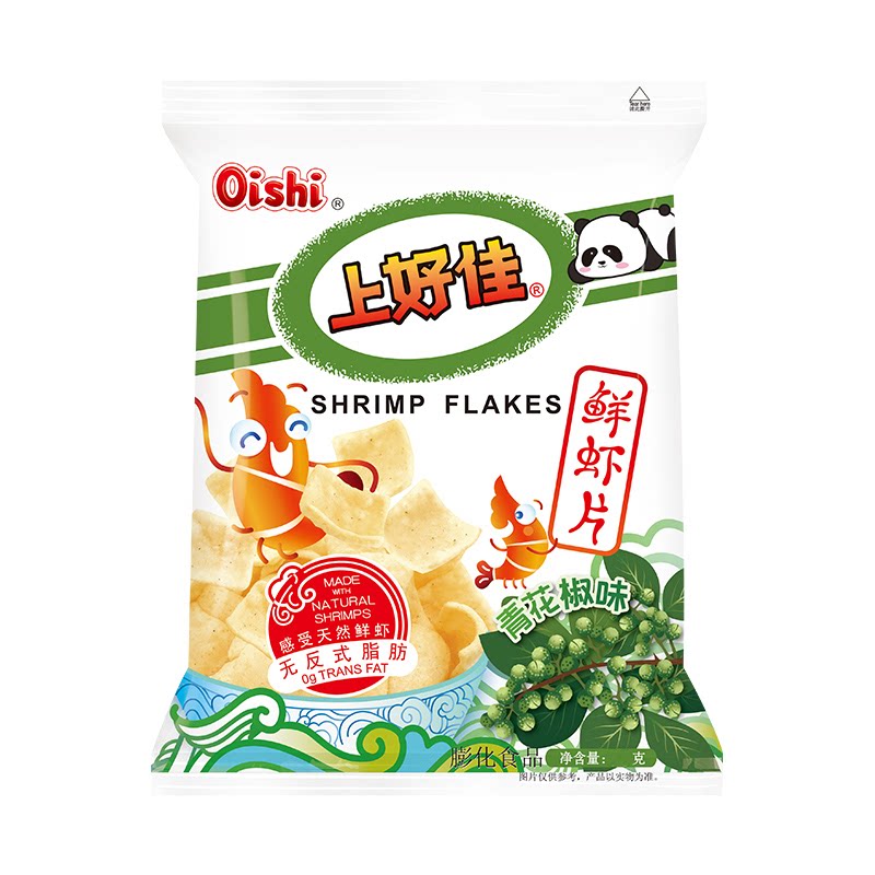上好佳鲜虾片青花椒味30g