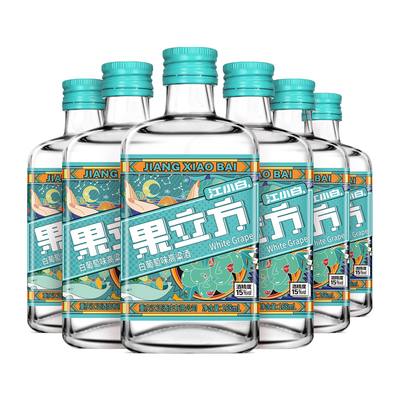 江小白15度白葡萄味168ml*6瓶