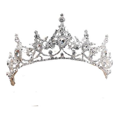 皇冠王冠合金水钻日韩大气超仙美