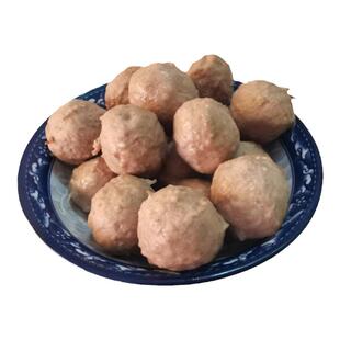 兴宁胡椒粉味牛肉丸梅州客家特产纯牛瘦肉营养美味爽口弹牙火锅配