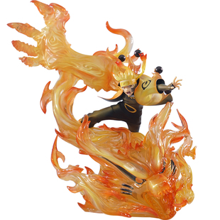 JacksDo鸣人九尾地台手办地台搭配MH火影GEM九尾六道仙人鸣人手办