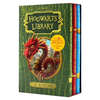 霍格伍兹图书馆3册套装 哈利波特外传 神奇动物在哪里 英文原版 精装小说 The Hogwarts Library Box Set 精装 英文版进口英语书籍