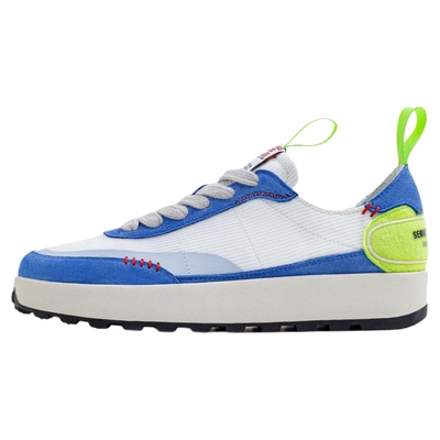 马登网球元素复古拼接慢跑鞋