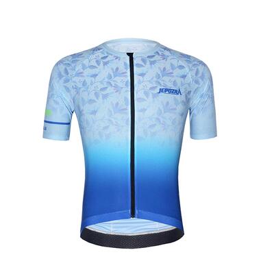 孑搏骑行服男自行车印花骑行短袖公路车超透气速干单车衫多口袋