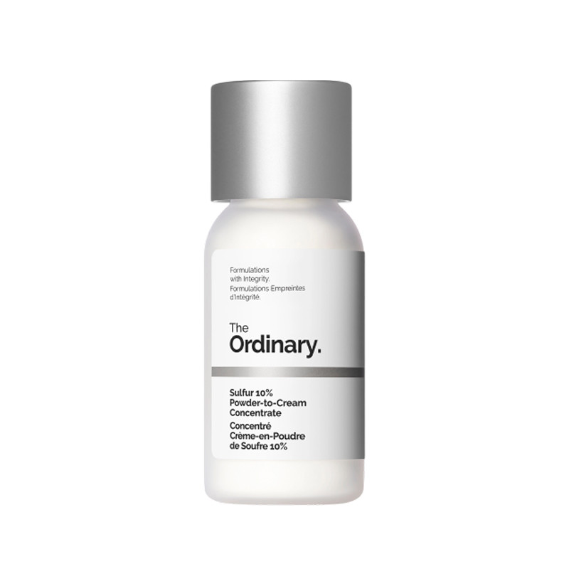 The Ordinary研度公式10%硫磺痘痘粉霜祛痘精华控油快速瘪痘男女