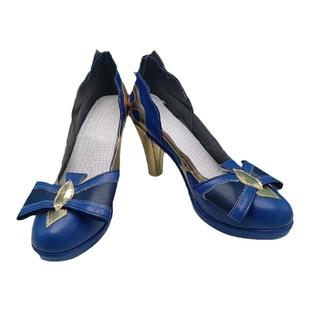 碧蓝航线霞飞笼中白雪cos鞋子定做二次元动漫表演游戏cosplay靴子