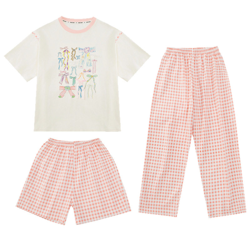 2025夏季新款儿童睡家居服套装