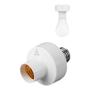 智能语音灯头灯控声控识别灯泡无线螺口e27通用智能开关控制灯座