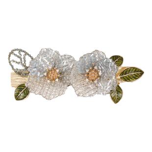 【紫罗兰正版】双优发夹弹簧夹高档时尚百搭高级感个性发饰新款