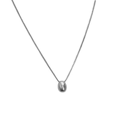 纯银豆豆银银女银豆豆锁骨链