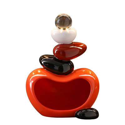 石来运转钥匙收纳入户玄关摆件客厅酒柜电视柜家居装饰品乔迁礼物