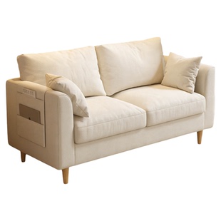 直排一字型小沙发小型家用客厅卧室小户型卧室床边房间阳台二人