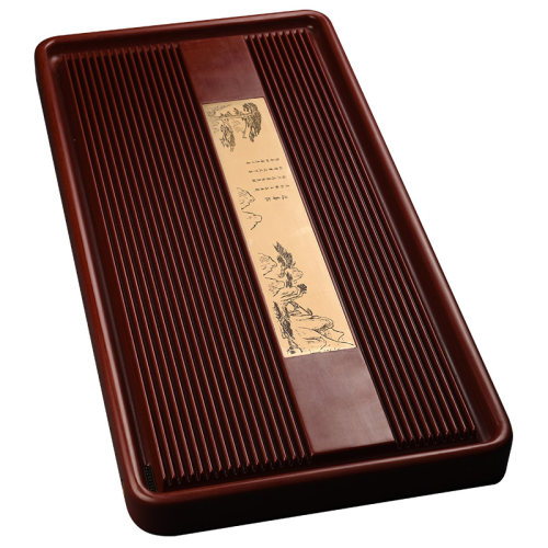 德国电木茶盘家用高端功夫茶具电胶木茶台排水式轻奢现代新款托盘