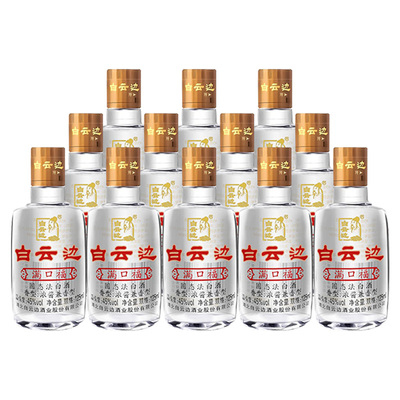 白云边满口45度整箱国产小酒版
