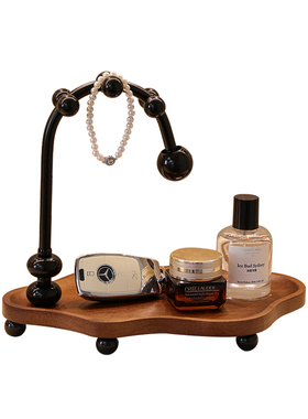 中古风入户玄关钥匙收纳摆件法式复古客厅电视柜装饰品高级感软装